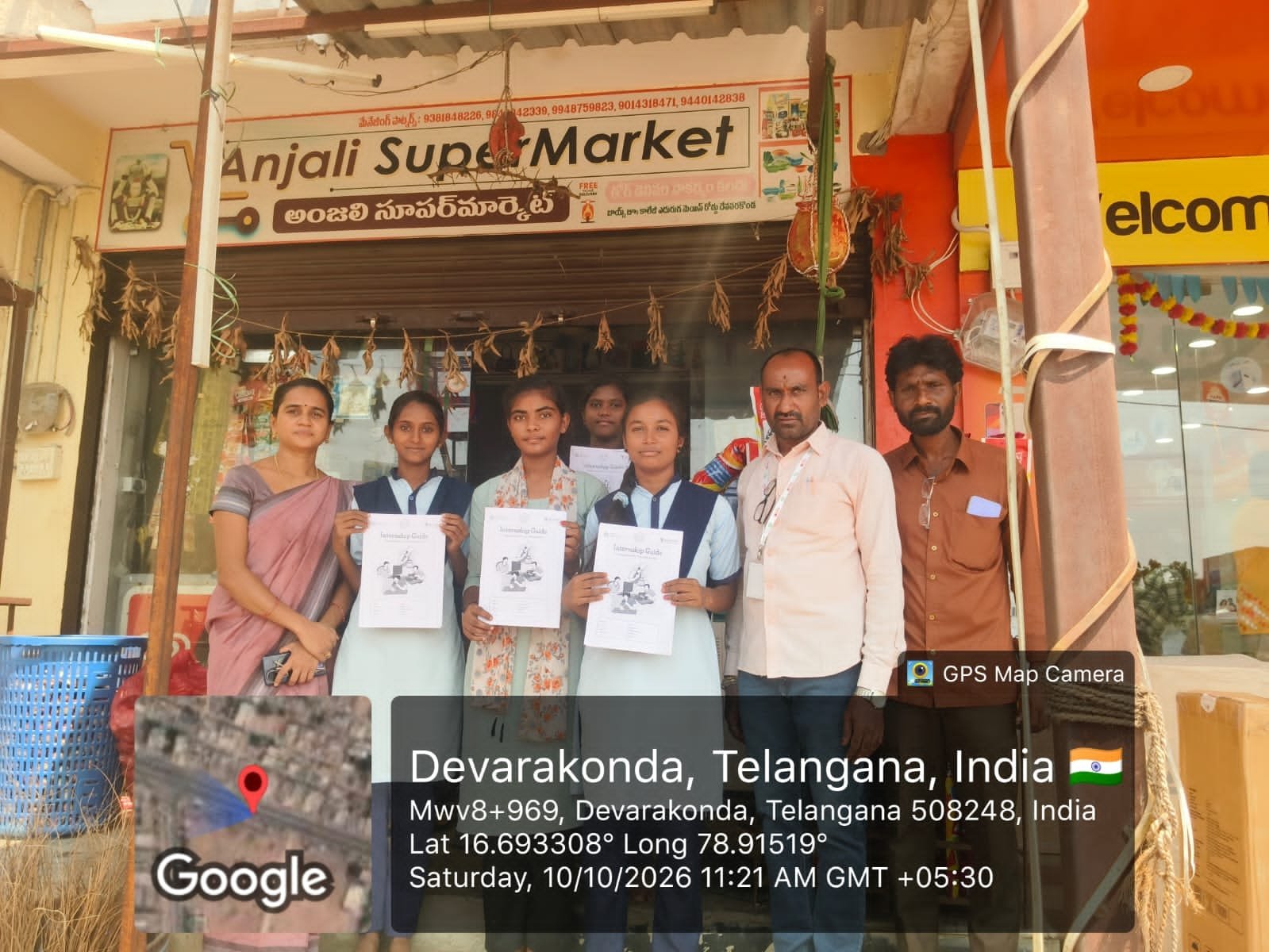 దసరా ఇంటర్న్‌షిప్‌లో పాల్గొన్న మోడల్ స్కూల్ రిటైల్ విద్యార్థులు